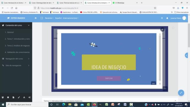 Video de navegación emprendimiento